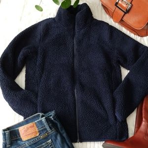 Uniqlo Plush Fleece Teddy Bear Jacket